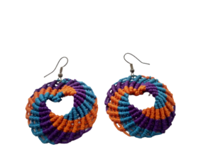 Circle Shape Multicolor Earring